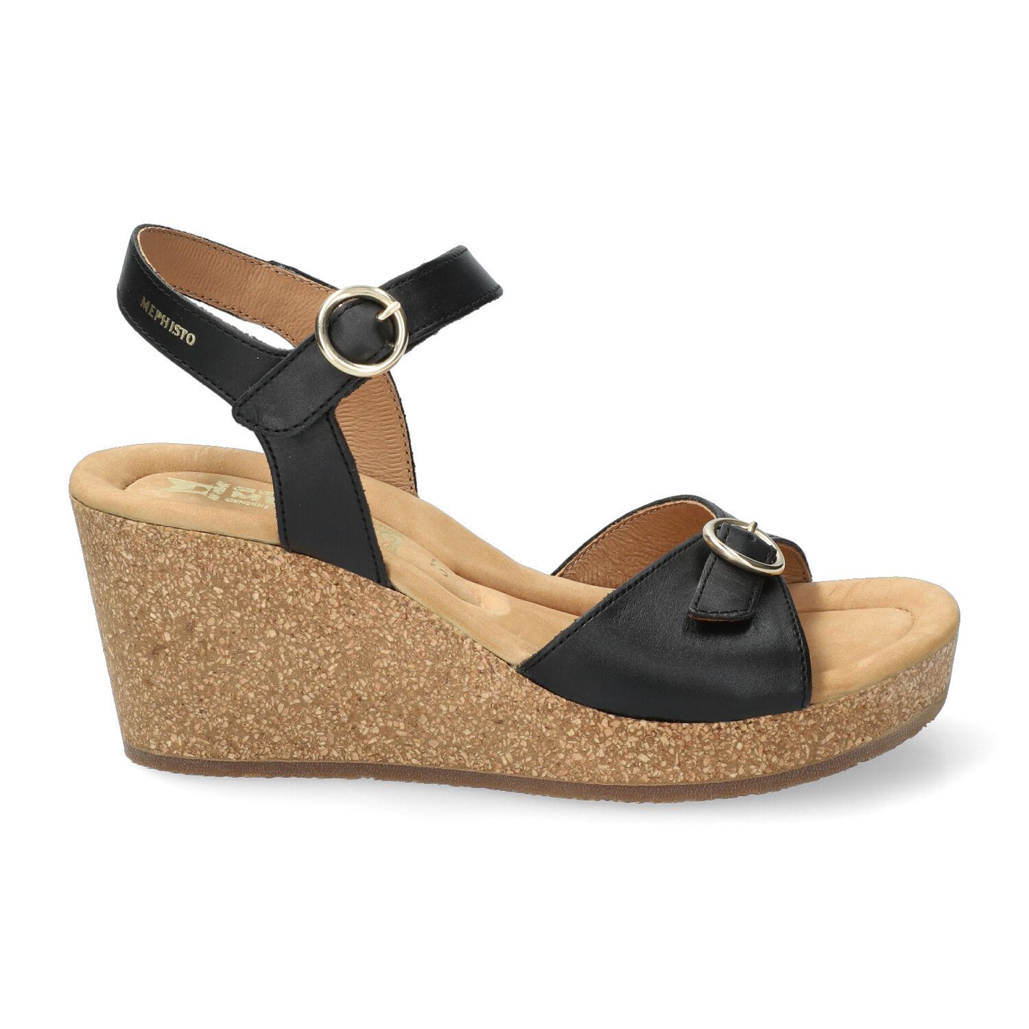 sandales femme modèle Natalya Noir - Mephisto